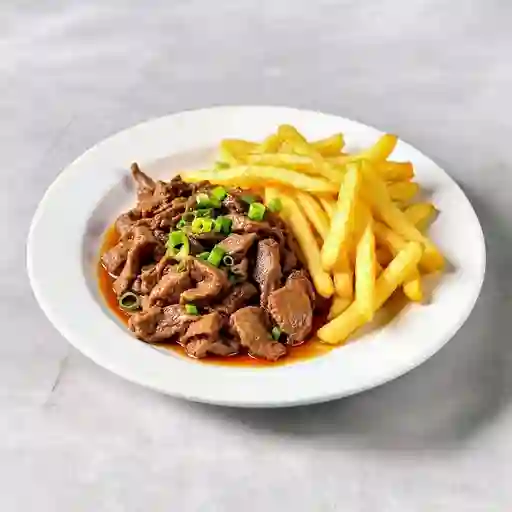 Carne Mongoliana C/papas
