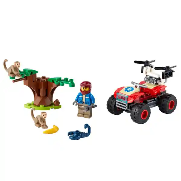 Lego Set de Construcción Rescate de la Fauna Salvaje: Cuatrimoto