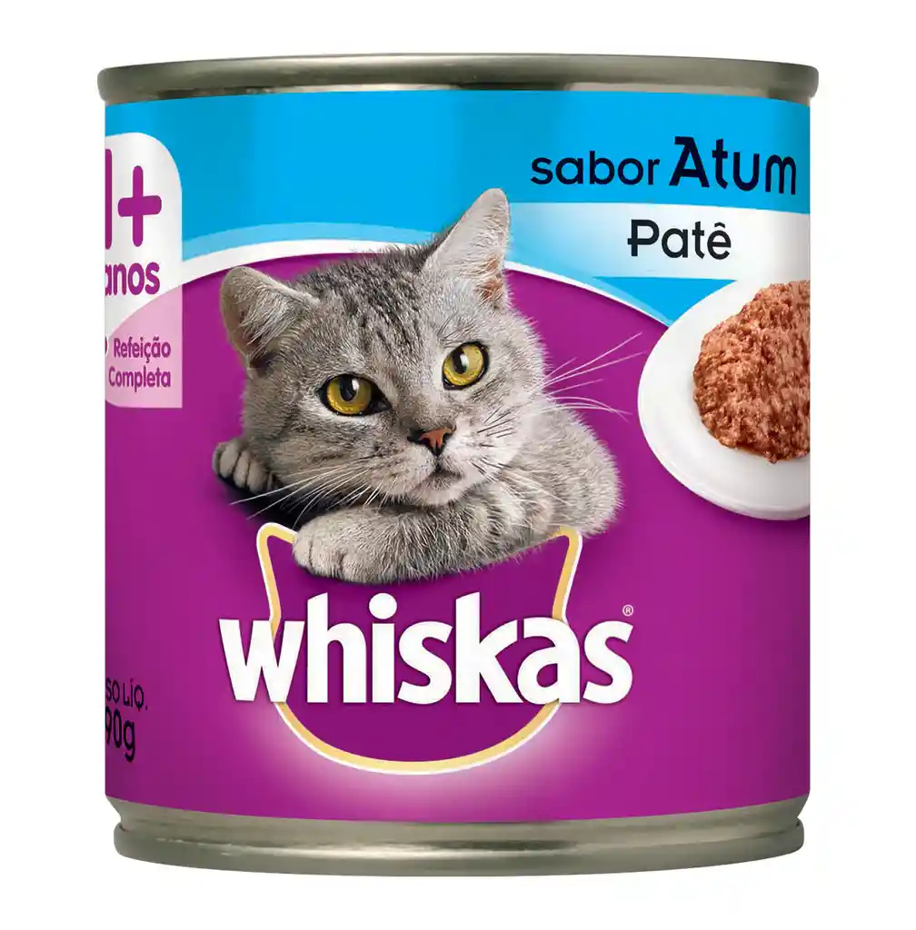 Whiskas Alimento para Gato Sabor Atún Paté