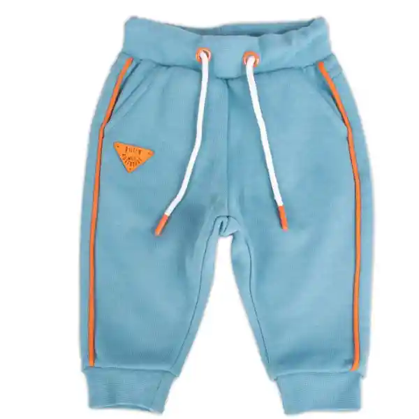 Conjunto Buzo Bebé Niño Naranja Talla 9 M