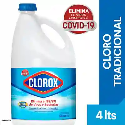 Clorox Cloro Líquido Tradicional