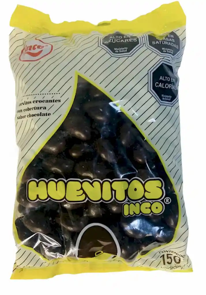 Huevo Inco Crocantes Con Cobertura Sabor a Chocolate