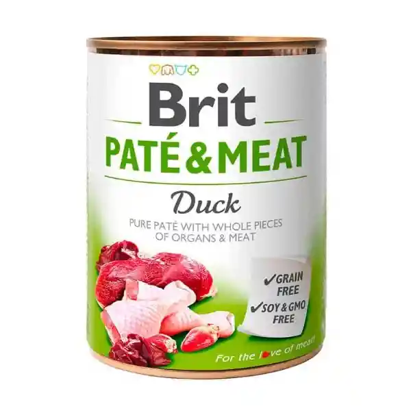 Brit Pate & Meat Perro Duck 800 g