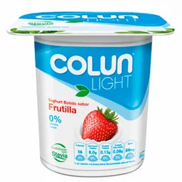 Colun Yogurt Batido Light Sabor a Frutilla