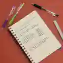 Libreta Forrada Con PU 120 Hojas Con Líneas Azul Casaideas