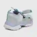 Sandalias Abertura Completa De Niña Gris Talla 21