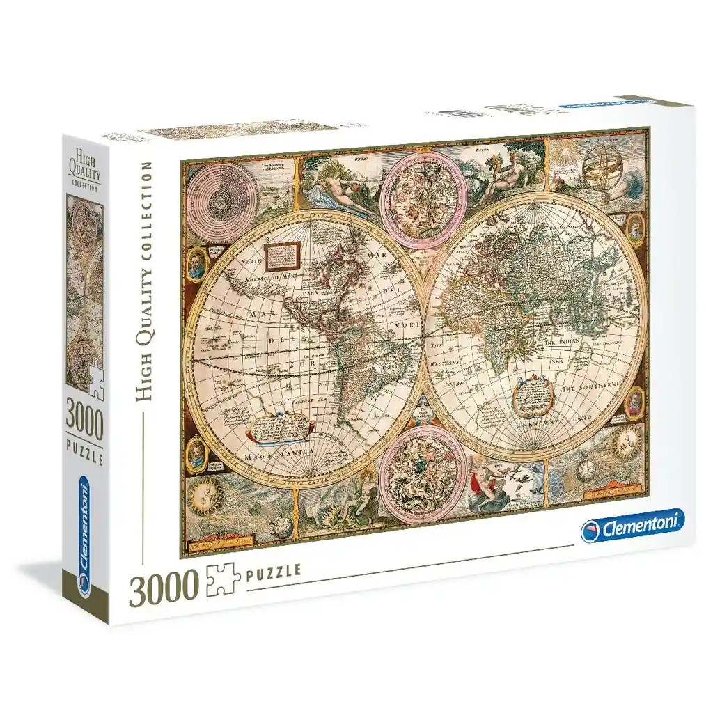 Puzzle 3000 Piezas Mapa Antiguo