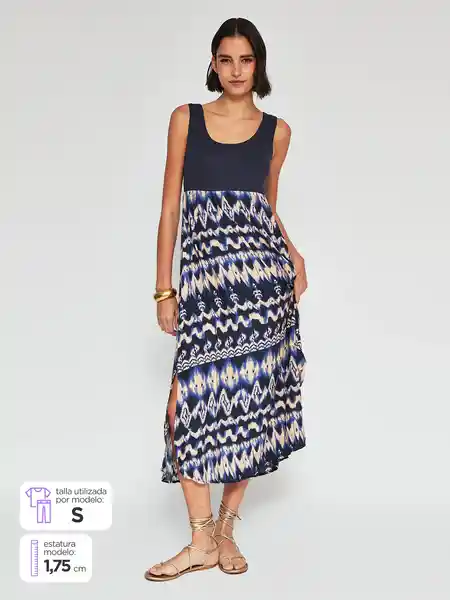 Tatienne Vestido Largo Pantaleon F Ess Marino S V25