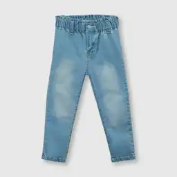 Jean de Bebé Niña Ancho Light Denim Talla 24M Colloky