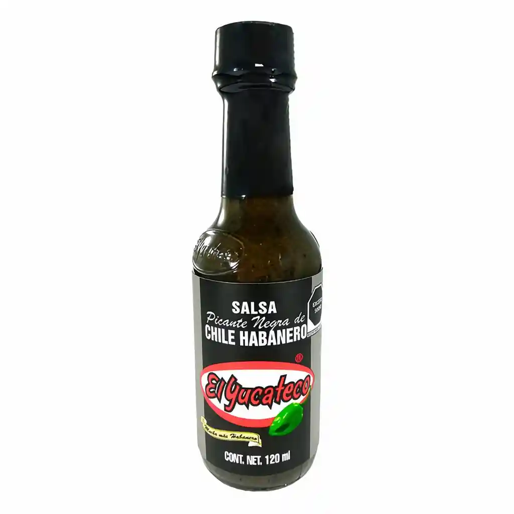 El Yucateco Salsa Picante Negra Chile Habanero