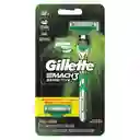 Gillette Afeitadora Recargable Con Repuestos Mach 3 Sensitive