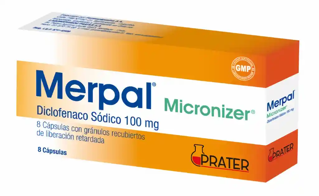 Merpal Micronizer 100Mg 8 Capsulas