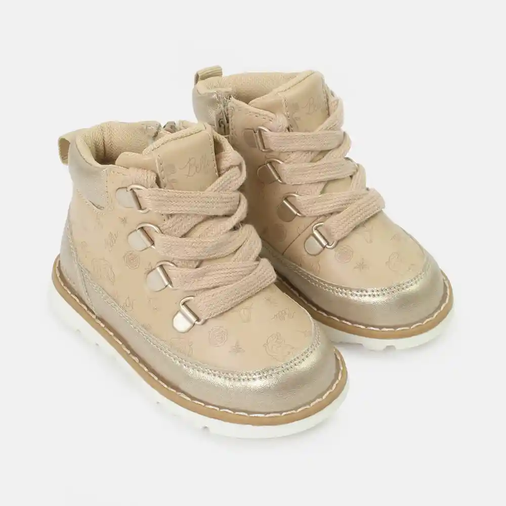 Botines De Print Bella Niña Amarillo Talla 29