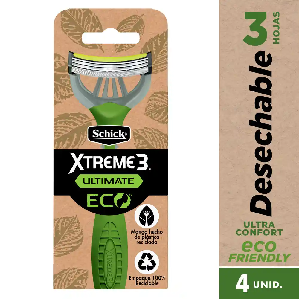 Schick Maquina Afeitar Xtreme 3 Ultimate Eco 