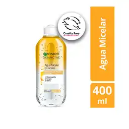 Garnier Agua Micelar en Aceite Maquillaje a Prueba de Agua