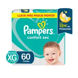 Pampers Pañales Desechables Confort Sec Talla XG