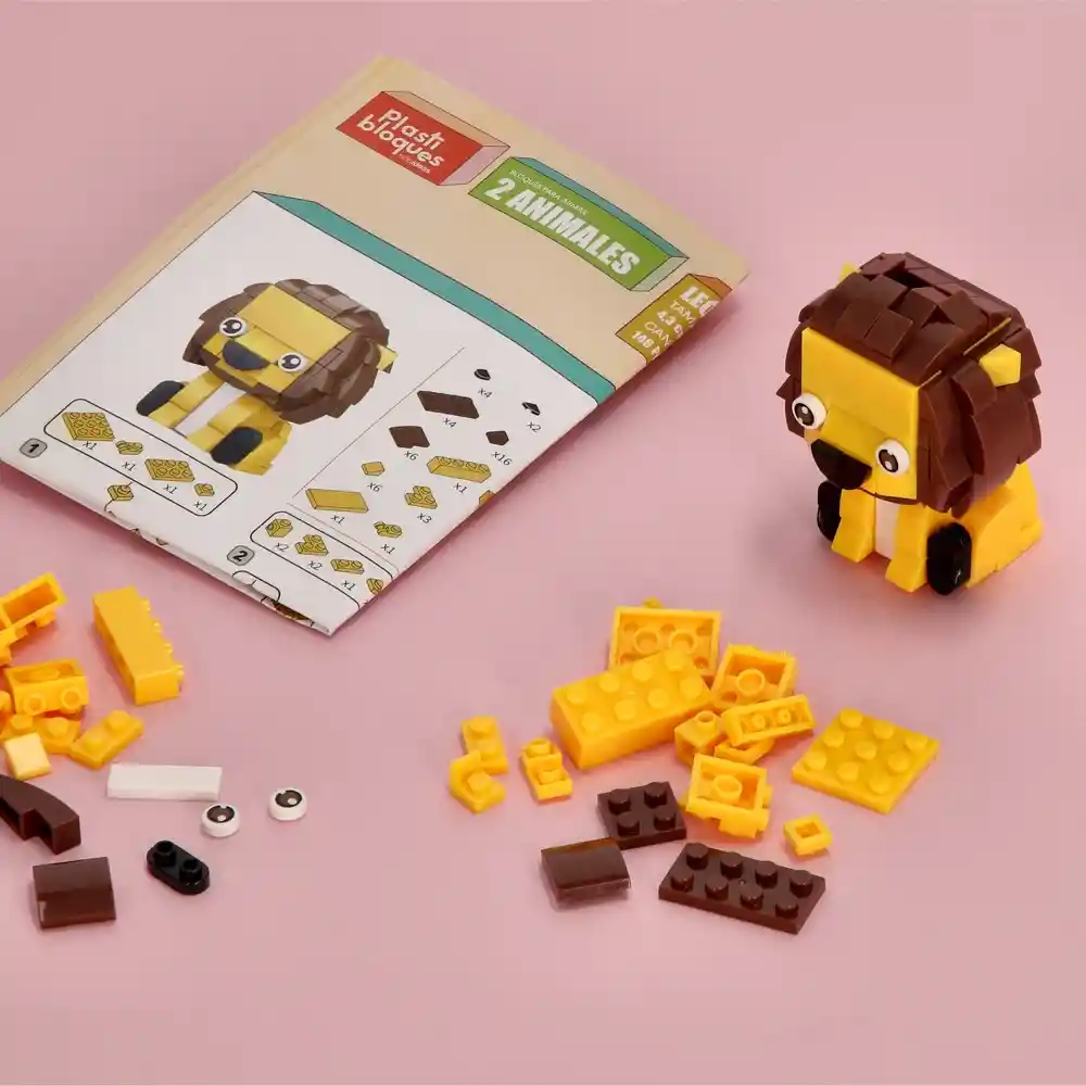 Set Juego Contrucción León Gorila Casaideas