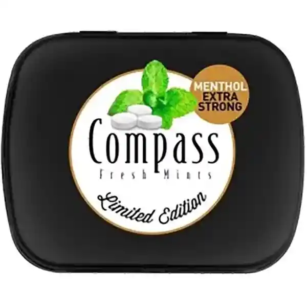 Compass Caramelo Mentolado Sabor Menta Extra Fuerte