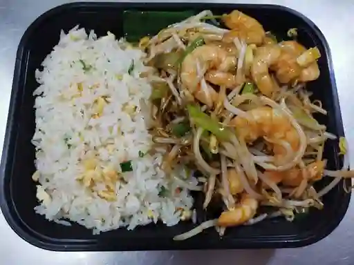 Colación-Diente de Dragón Camarones con Acompañamiento