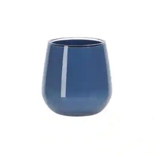 Vaso de Acrilico Para Baño Azul