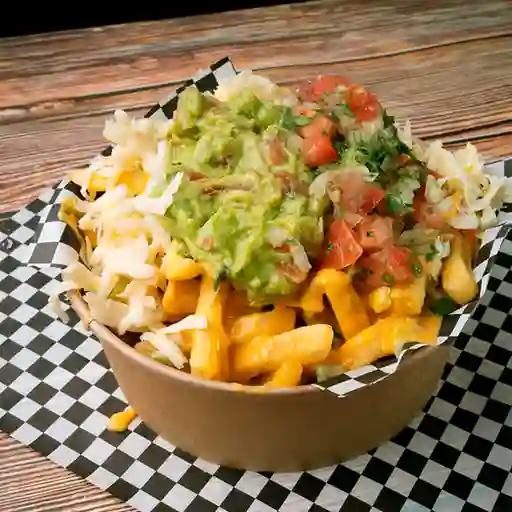 Papas Fritas con Guacamole