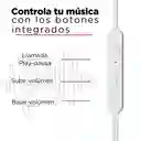 Miniso Audífonos De Cable Clásico - Blanco - 1.2 M