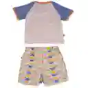 Pijama Bebe Niño Azul petróleo Pillin 3 a