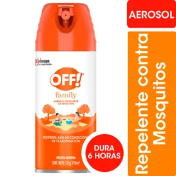 Off Repelente De Mosquitosfamily Aerosol X 170 Ml