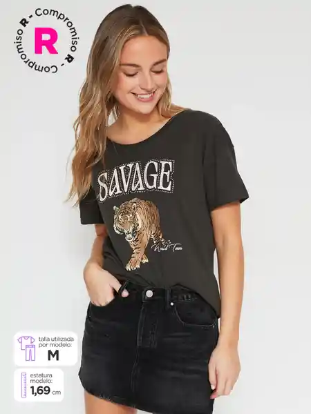 Index Polera Manga Corta Party h c Ess Maren XL S25