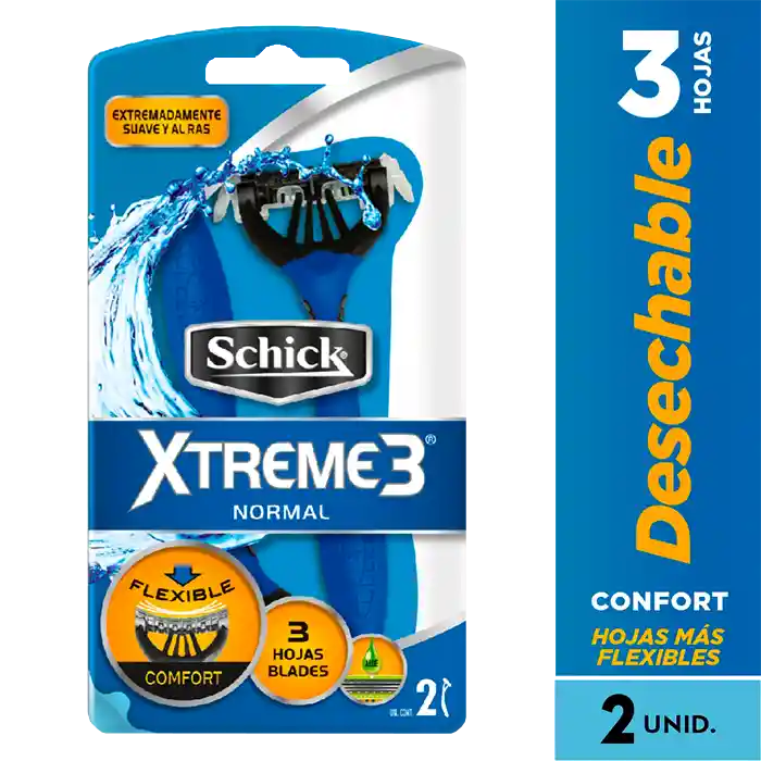 Schick Máquina de Afeitar Xtreme Piel Normal 3