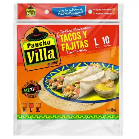 Pancho Villa Tortillas Mexicanas Tacos Y Fajitas
