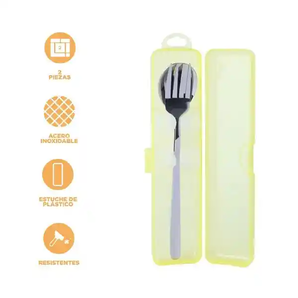 Kit de Cubiertos Con Estuche Miniso