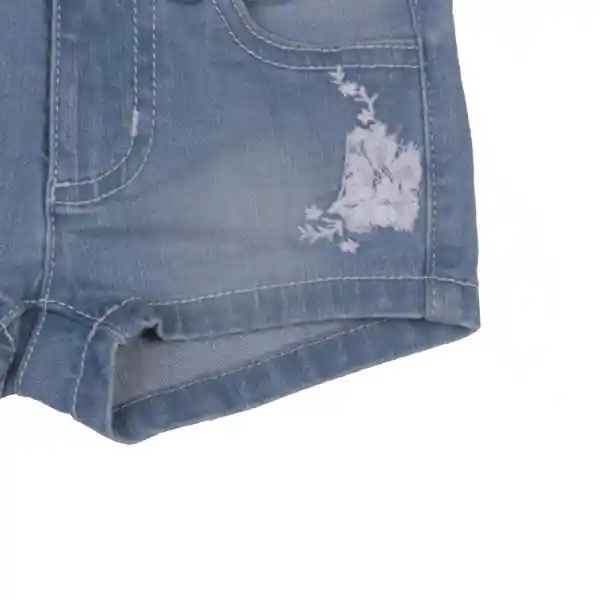 Short Bebe Niña Celeste Pillin 12 M