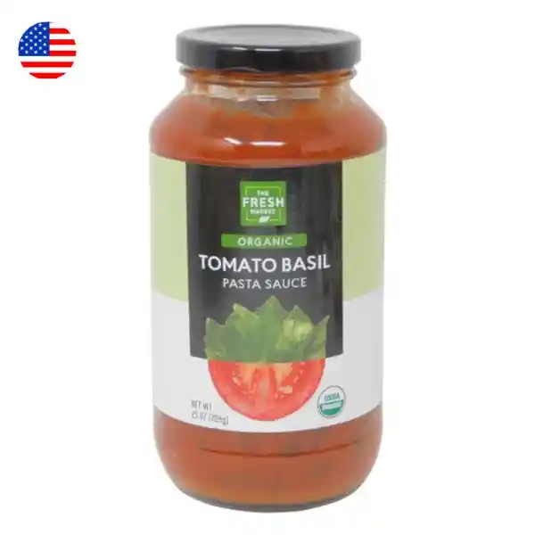 The Fresh Market Salsa Para Pasta Orgânico Tomate /Basil