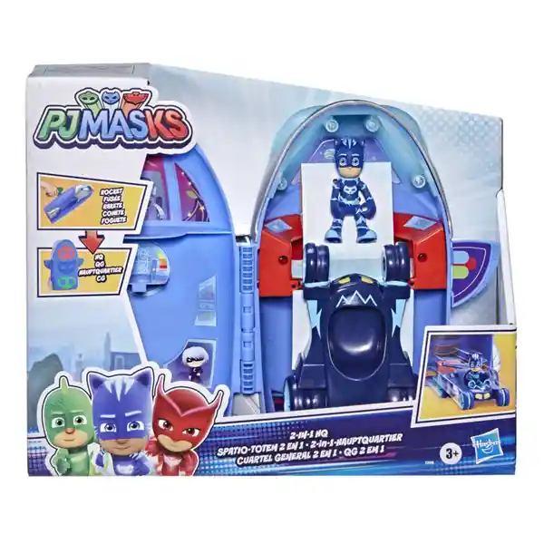 pj masks set cuArtel general 2 en 1 connor