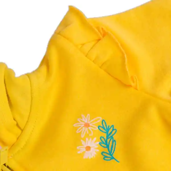 Polerón Bebé Niña Amarillo Pillín Talla 12 M