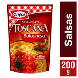 Carozzi Salsa de Tomates Toscana a la Bolognesa con Trozos