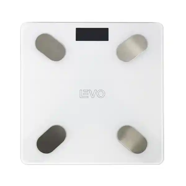 Levo Pesa Digital Balanza Baño Bluetooth Blanca Inteligente