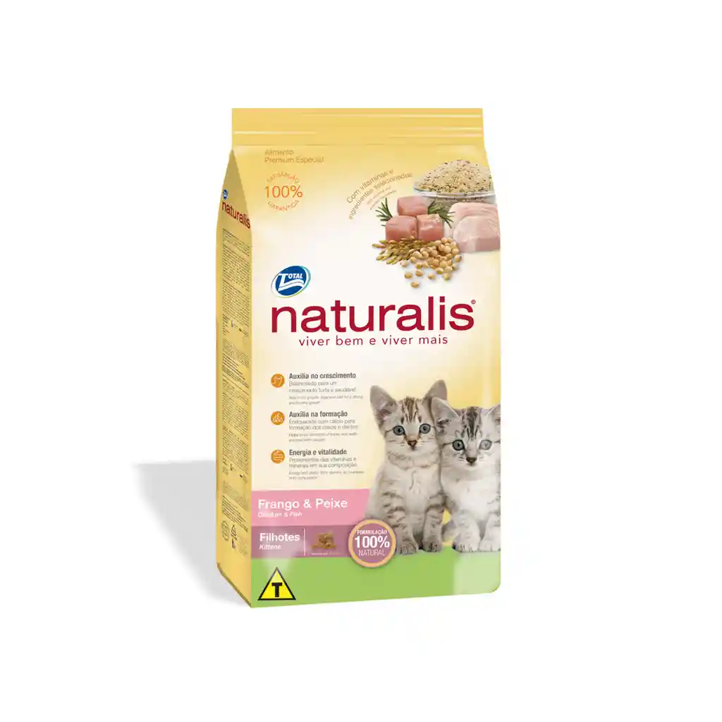 Naturalis Total Alimento Para Gato Gatitopollo Y Pescado