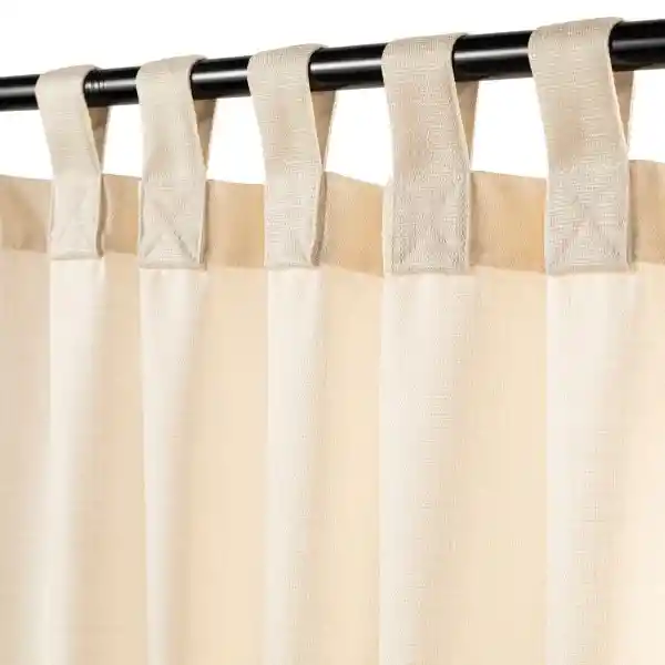 Set Cortina Texturada Presilla 140 x 240 cm Casaideas