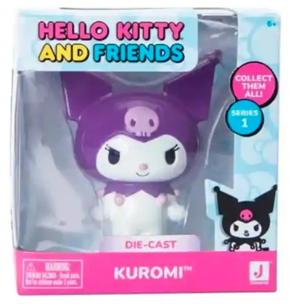 Hello Kitty Figura Metálica Kuromi 5 cm