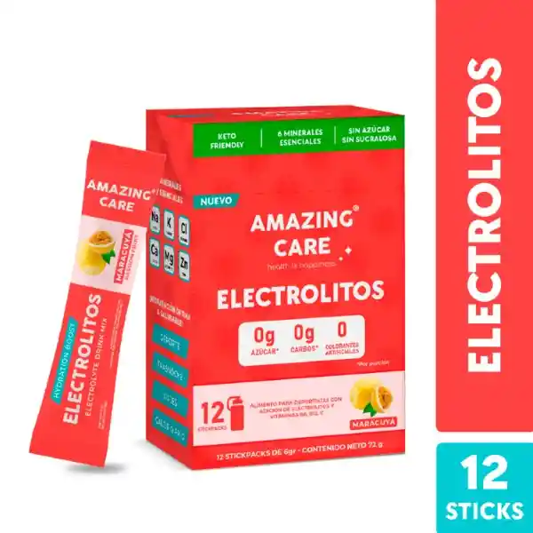 Amazingcare Bebid Electrolitro Sabor Maracuyá