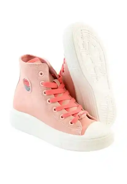 Zapatillas Urbana Caña Cordón W24 Niña Rosado 34 901 Ficcus