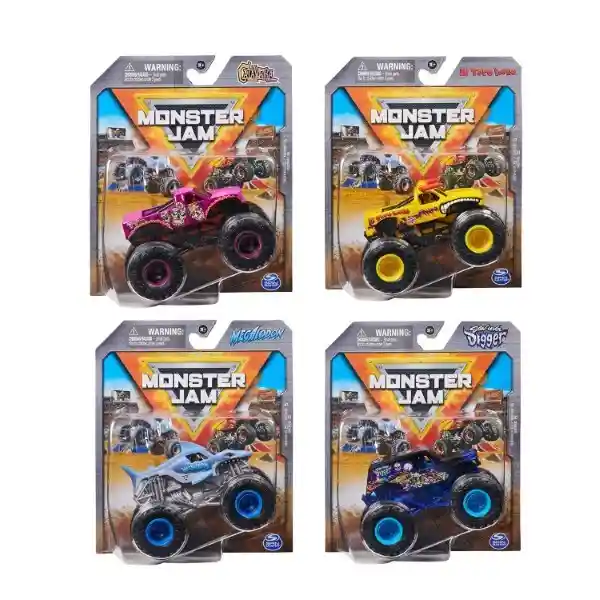 Monster Jam Juguete Vehiculo Metálico 1:64