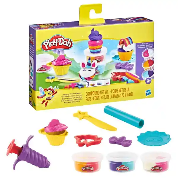 Play Doh Masa Moldeable Delicias de Unicornios