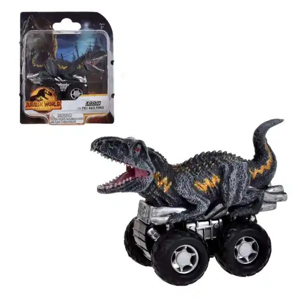 Jurassic World Dinosaurio Vehículo Pullback Dominion Indoraptor