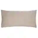 Set Funda de Almohada de Microfibra Beige 50 x 90 cm Casaideas