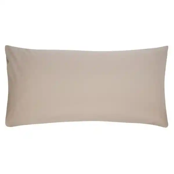 Set Funda de Almohada de Microfibra Beige 50 x 90 cm Casaideas