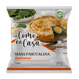 Como en Casa Masa Pascualina Tradicional