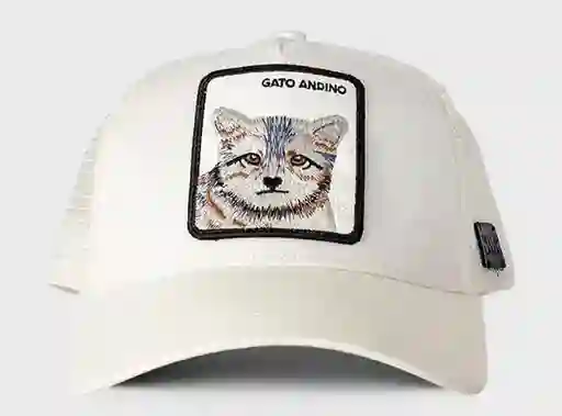 Wild Lama 2 Gorra Jockey Animal Gato Andino Lino Blanco 2020